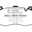 EBC KLOCKI PRZÓD BMW SERIA X5, X6 BLUESTUFF - 3