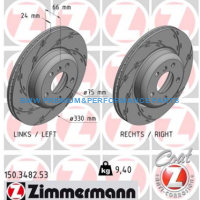 ZIMMERMANN BMW SERIA 5 TARCZE HAMULCOWE PRZÓD SPORTOWE NACINANE I NAWIERCANE