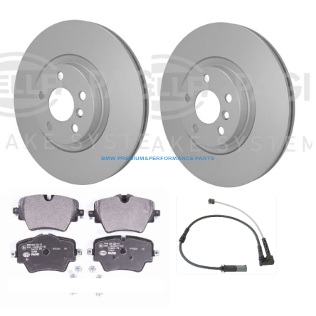 PAGID TARCZE I KLOCKI HAMULCOWE PRZÓD BMW SERII 1 (F40), 2 (F45), 2 (F44), 2 (F46), 2 (F46), X2 (F39)