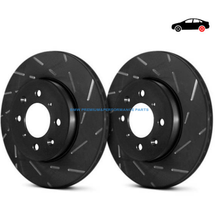 EBC BMW SERIA 1, 2, X1, X2 TARCZE HAMULCOWE TYŁ SPORTOWE NACINANE SERIA USR