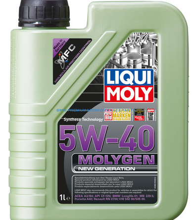 OLEJ SILNIKOWY LIQUI MOLY 5W40 MOLYGEN 1L 
