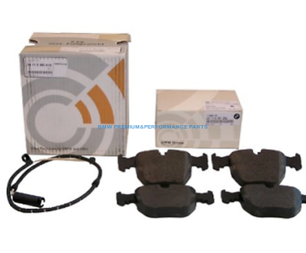 OE BMW 5 E61 KOMPLET KLOCKÓW HAMULCOWYCH Z CZUJNIKIEM TYŁ