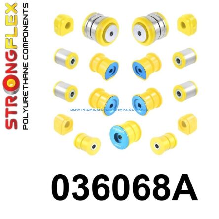 STRONGFLEX KOMPLETNY ZESTAW ZAWIESZENIA SPORT BMW SERIA 2, 3, 4 F22 F23 F30 F31 F34 F32 F33 F36 M2 M3 M4