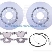 PAGID TARCZE I KLOCKI HAMULCOWE PRZÓD BMW SERII  1 (E82),1 (E81), 3 (E92), 3 (E90), 3 (E93),  3 (E91), X1 (E84)