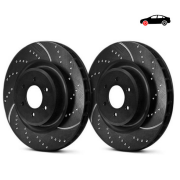 EBC BMW SERIA 3, Z3, Z4 TARCZE HAMULCOWE PRZÓD SPORTOWE NACINANE I NAWIERCANE SERIA GD