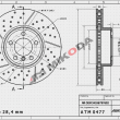 MIKODA BMW SERIA 1, 2, 3, 4 TARCZE HAMULCOWE PRZÓD M PERFORMANCE - 2