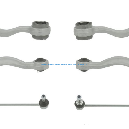 MOOG BMW SERIA 5 E60/E61 ZESTAW WAHACZY PRZÓD + ŁĄCZNIKI STABILIZATORA