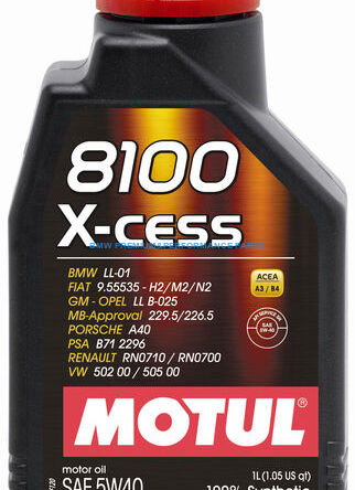 OLEJ SILNIKOWY MOTUL 8100 X-CESS 5W40 1L