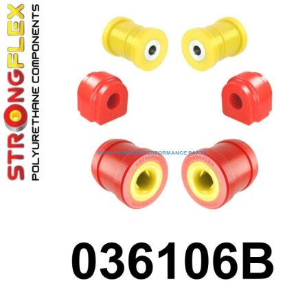 STRONGFLEX ZESTAW ZAWIESZENIA PRZEDNIEGO BMW SERIA 1, 2, X1, X2 MINI FWD XDRIVE ALL4