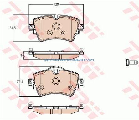 TRW KLOCKI HAMULCOWE PRZÓD BMW 2 F45 F46 X2 F39