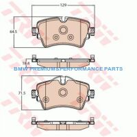 TRW KLOCKI HAMULCOWE PRZÓD BMW 2 F45 F46 X2 F39