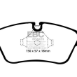 EBC PRZÓD BMW SERIA 3, Z3, Z4 ZESTAW WYŚCIGOWYCH KLOCKÓW HAMULCOWYCH SERIA RP-1 RACING - 4
