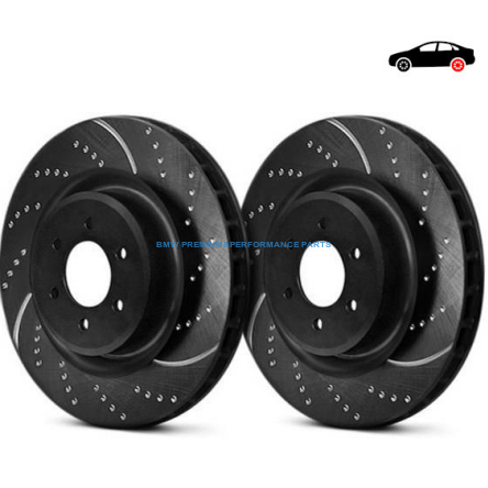 EBC BMW SERIA 5 TARCZE HAMULCOWE TYŁ SPORTOWE NACINANE I NAWIERCANE SERIA GD