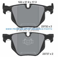 TEXTAR KLOCKI HAMULCOWE TYŁ BMW 5 E60 E61 6 E63 E64
