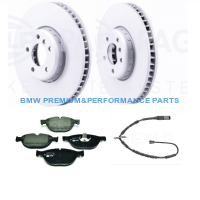  HELLA TARCZE I KLOCKI HAMULCOWE PRZÓD BMW SERII 5 (F10), 5 (F07), 5 (F11), 6 (F13), 6 (F06), 6 (F12), 7 (F01, F02, F03, F04) 