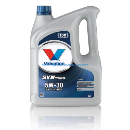 OLEJ SILNIKOWY VALVOLINE SYNPOWER 5W30 XLIII C3 LL04 BMW 4L