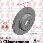 ZIMMERMANN BMW SERIA 5, 6 TARCZE HAMULCOWE PRZÓD PREMIUM GŁADKIE