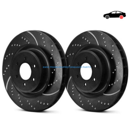 EBC BMW SERIA 3 TARCZE HAMULCOWE TYŁ SPORTOWE NACINANE I NAWIERCANE SERIA GD