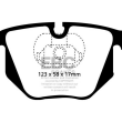 EBC BMW SERIA 3, 7, X3, Z4 TYŁ ZESTAW WYŚCIGOWYCH KLOCKÓW KLOCKÓW HAMULCOWYCH RP-X RACING - 3