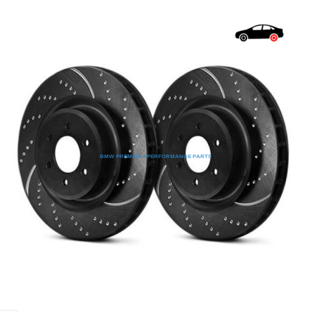 EBC BMW SERIA X5, X6 TARCZE HAMULCOWE TYŁ SPORTOWE NACINANE I NAWIERCANE SERIA GD