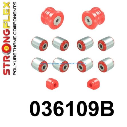 STRONGFLEX ZESTAW ZAWIESZENIA TYLNEGO BMW SERIA 1, 2, X1, X2 MINI FWD XDRIVE ALL4