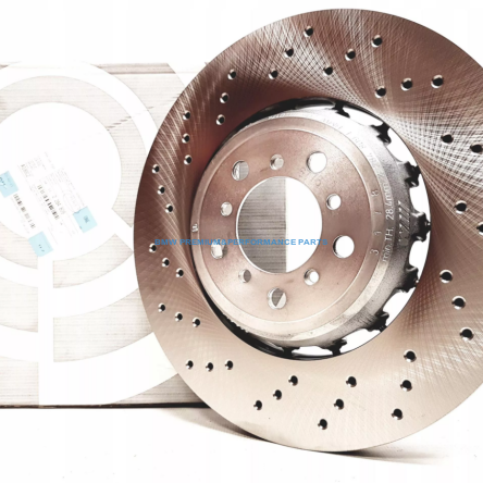 OE BMW SERIA X3, X4, X5, X6 TARCZA HAMULCOWA PRZÓD NAWIERCANA PRAWA