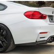 DYFUZOR TYŁ, DOKŁADKA ZDERZAKA  CARBON + BOKI  BMW M4 F82 , M3 F80  - 4
