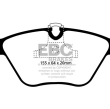 EBC KLOCKI PRZÓD BMW SERIA 3, X3, Z4 YELLOWSTUFF - 3