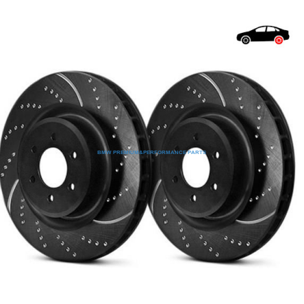 EBC BMW SERIA 1, 2, 3, 4 TARCZE HAMULCOWE TYŁ SPORTOWE NACINANE I NAWIERCANE SERIA GD