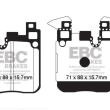 EBC BMW SERIA 1, 2, 3, 4 TYŁ ZESTAW WYŚCIGOWYCH KLOCKÓW HAMULCOWYCH RP-X RACING - 3