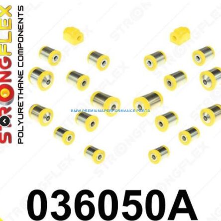 STRONGFLEX ZESTAW ZAWIESZENIA TYLNEGO SPORT BMW SERIA 1, 2, 3, 4