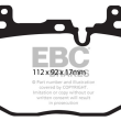 EBC KLOCKI PRZÓD BMW SERIA 1, 2, 3, 4 YELLOWSTUFF - 2