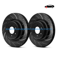 EBC BMW SERIA 2, X1, X2 TARCZE HAMULCOWE PRZÓD SPORTOWE NACINANE I NAWIERCANE SERIA GD