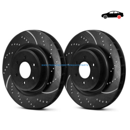 EBC BMW SERIA 1, 2  TARCZE HAMULCOWE TYŁ SPORTOWE NACINANE I NAWIERCANE SERIA GD