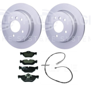 HELLA TARCZE I KLOCKI HAMULCOWE TYŁ BMW SERII 1 (E81), 1 (E87), 3 (E92), 3 (E90), 3 (E93), 3 (E91), X1 (E84)